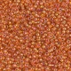 Miyuki seed beads 11/0 - Silver lined orange ab 11-1008